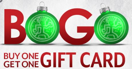 bogo gift card text