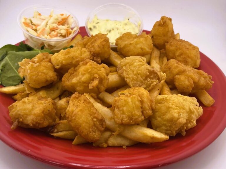 Fried Scallops - Seafood Restaurant - Mikey Bs